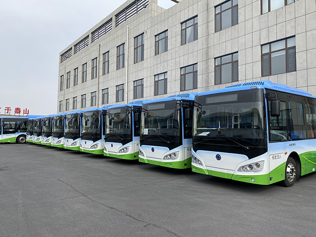 上海申龍88臺SLK6109和SLK6819純電動(dòng)城市公交客車順利交付